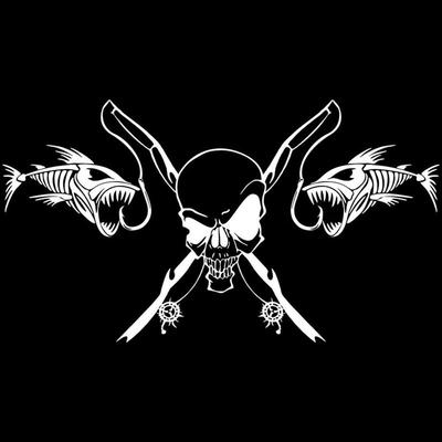 7.6CM*12.1CM Heavy Metal Sticker Vinyl Decal Electric Bass Guitar Rock