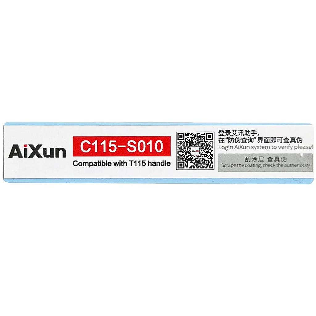 Precyzyjny Grot Lutowniczy Aixun C115-S010 Zagięty Typ S 0,1Mm