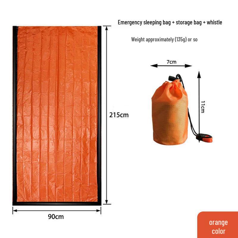 Multipurpose Outdoor Waterproof Insulated Sleeping Bag & Emergency Blanket for Hiking & Camping
