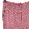 Unused Emporio Armani Check Pattern Slacks Pants 36 Reddish Women Used