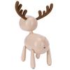 LED Night Light Cartoon Deer Shaped Table Lamp 1200mAh USB Charging Bedroom Decoration(White )