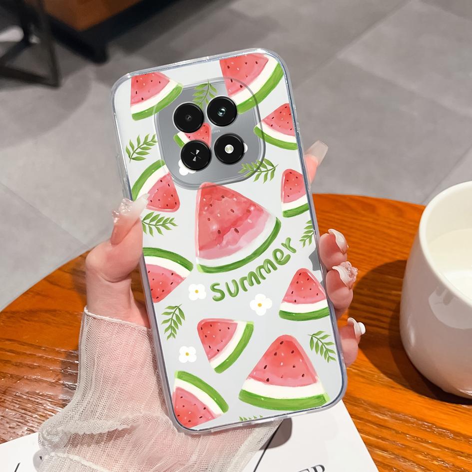 Housing For Oppo Narzo N61 Note 60 A3 A60 A40m V60 F27 Reno12 F Realme 13 12 Clear Cases Fashion Labels Silicone Soft Super Shockproof Bumper For OPPO