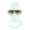Excellent MIUMIU sunglasses Teardrop eyewear gold Women SMU A56 Used