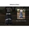Dog Winter Clothes Warm Overalls for Small Medium Dog Water Repellent Thicken Padded Dog Coat with Harness Adjustable Reflective