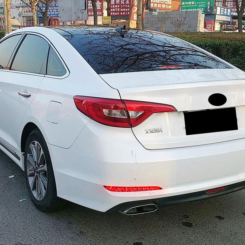 LED Rear Bumper Reflector Light For Hyundai Sonata 9th 2015 2016 2017 Stop Brake Tail Light Fog Lamp with Turn Signal