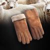 Plüsch-Winterhandschuhe Warme Fahrradhandschuhe Modische Fahr-Fäustlinge Herren Damen