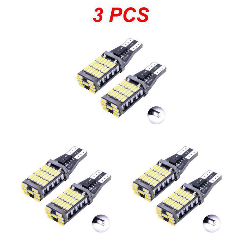 1~4PCS 2x Canbus T15 W16W LED Bulbs Reverse Lights 4014SMD Car LED Back Up Rear Lamp For 5 Series E60 E61 F10 F11 F07 Mini