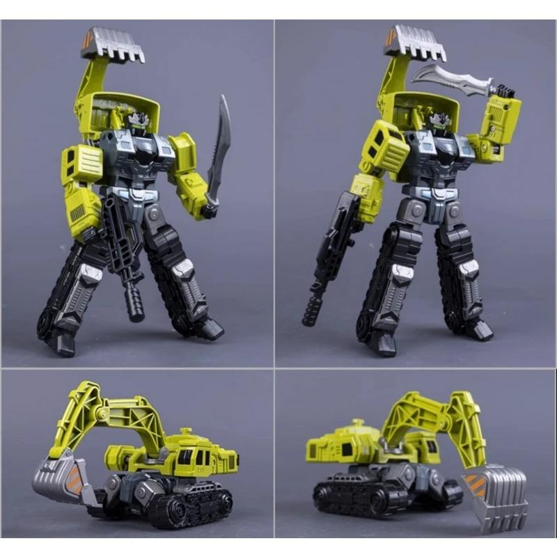 40cm New Transformation Action Figure Toys Movie Crane Scraper Engineering Vehicle Collection Robot Model IN LIJIANG 7 1 kids Poseable Articulated
