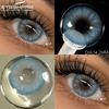 Natural Color Contacts Lenses for Eyes 1 Pair Colorful Beautiful Pupil Blue Colored Lenses Brown Eyes Contact