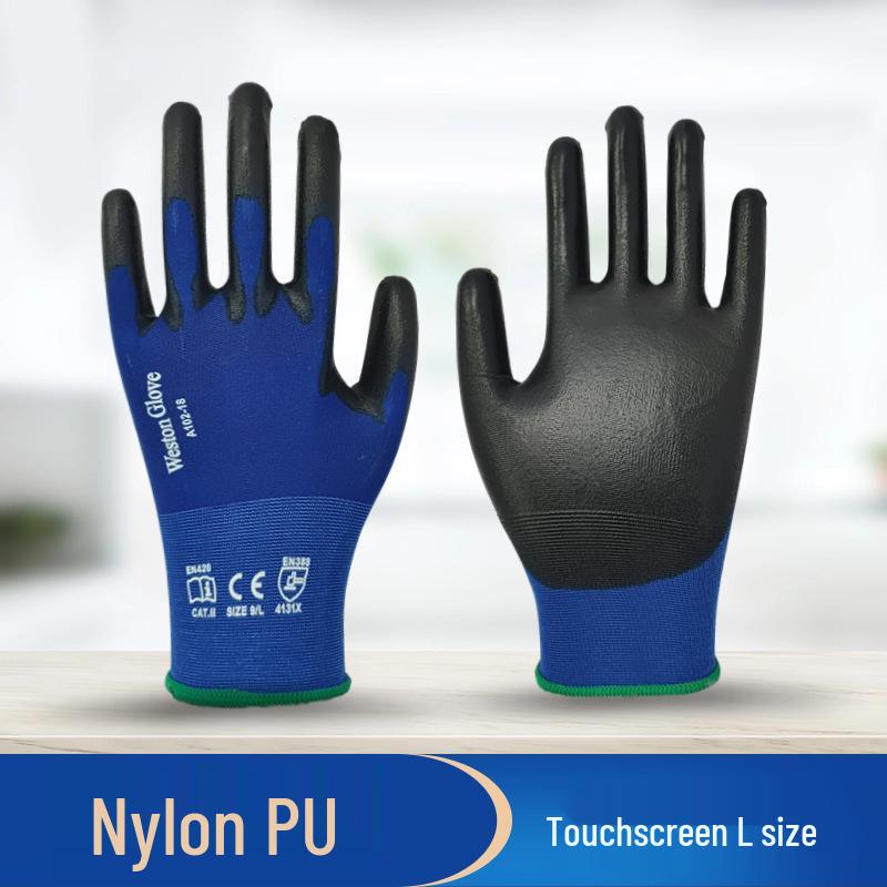 18-Nadel Touchscreen PU-beschichtete rutschfeste, verschleißfeste Handschuhe - Ultradünn, bequem, atmungsaktiv, vielseitig.