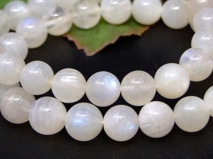 [HINRYO] 26698 Half Price This Month 9mm-10mm 4A Moonstone Bracelet, Inner Diameter 16cm, Indian Natural Stone, Power Stone
