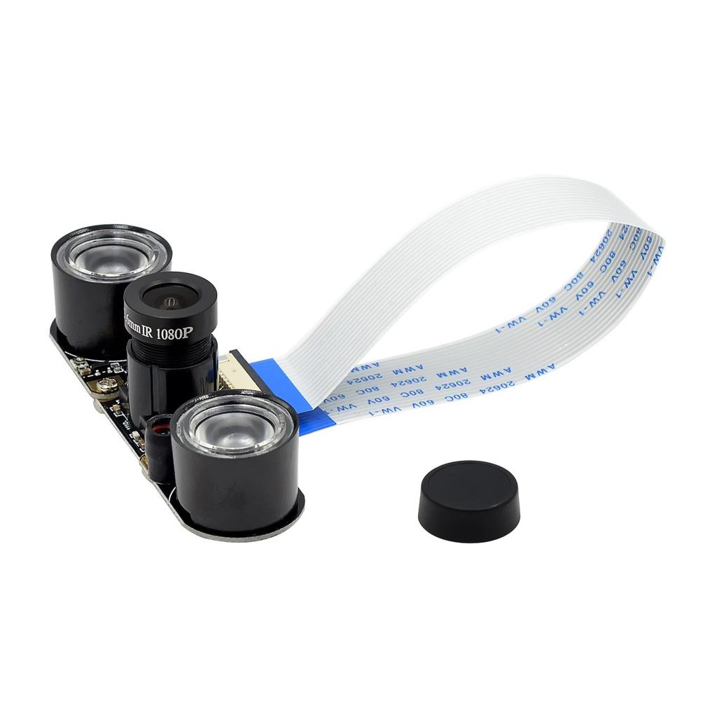 For Raspberry Pi 4 Night Vision Fisheye Camera 5MP OV5647 70/95/160 Degree Focal Adjustable Camera for Raspberry Pi 3 Model B