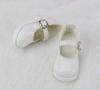 Sunny Step Doll Scale Doll Strap Lolita Enamel Shoes, White, 1/4 Shoes, Black, (White, 1/4 Scale)