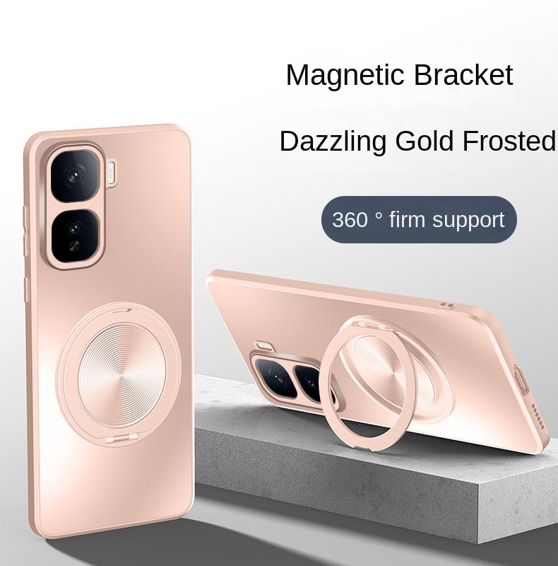 For VIVO IQOO Neo 10 Pro Plus Case Hard Matte With Ring Magnetic Protective Back Cover Case For IQOO Neo 10 10 Pro+ Phone Shell