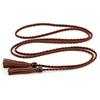 Adjustable Waist Rope Tassel Braided Belts High-quality Tassel Belt