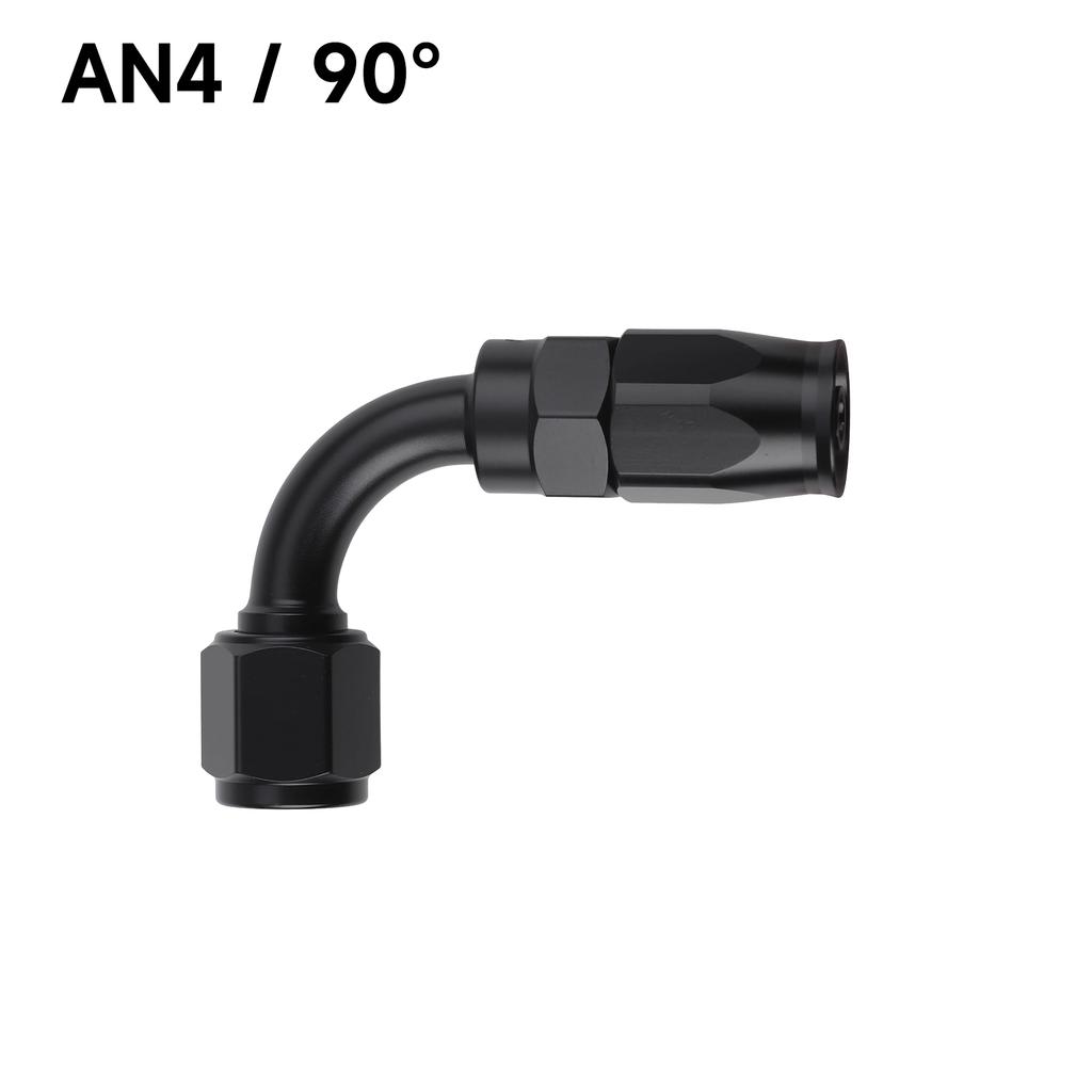 1 PCS Universal Straight 0 45 90 180 Degree Aluminum Car Swivel Hose End Fitting Adapter AN4/AN6/AN8/AN10 Oil Fuel CPE Line NPT