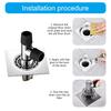 Washing Machine Floor Drain Adapter Tees Joint AntiOverflow Sewer Elbow Pipe Connector Bathroom Accessories Enduring
