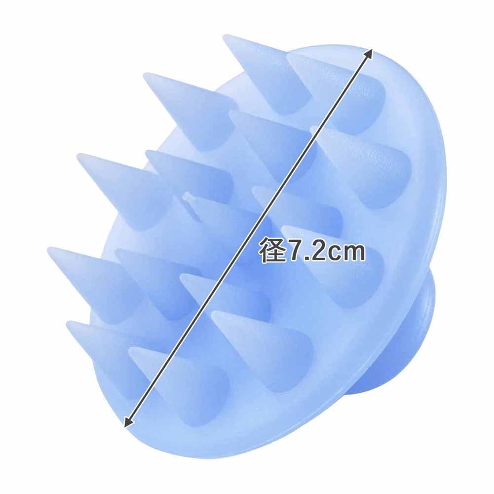 Shimomura Kihan Silicone Shampoo Brush in for Men and Hair Scalp and Pore Easy to Scalp 32709 [Made Japan] Women, Washing, Massage, Tangle-Free, Hold,