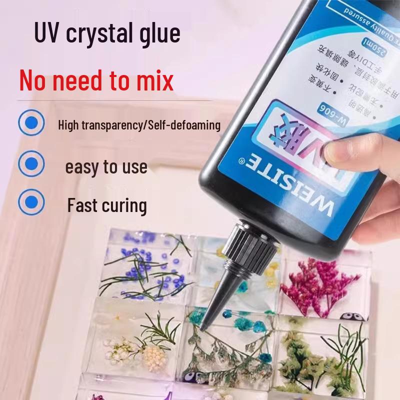 3018 Quick-Dry Transparent UV Glue for Metal & Acrylic - Waterproof Adhesive