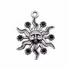 Sun And Moon Face Charms Multi Color Alloy Pendants For Celestial Themed Jewelry