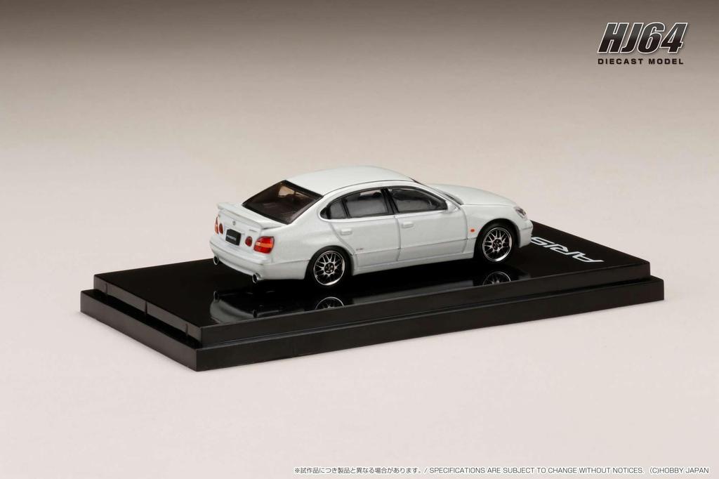 Toyota Aristo V300 VERTEX EDITION Early Type Custom Version White Pearl Crystal Shine 1/64