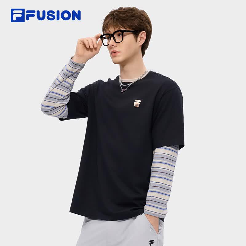 FILA FUSION Couple Cool Touch Loose Fit Short Sleeve T-Shirt