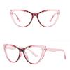 Cat's Eye Large Frame Decorative Glasses Frame Women's Computer Glasses