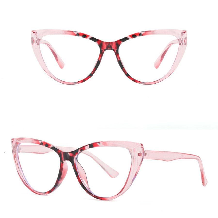 Cat's Eye Large Frame Decorative Glasses Frame Women's Computer Glasses