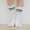 Daily Color Line Long Socks Sky Blue