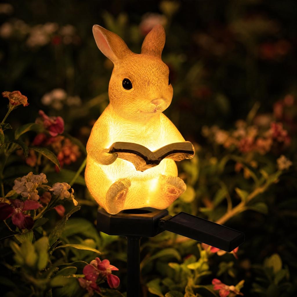 Powered Outdoor Resin Animal Light for Garden Yard Decoration