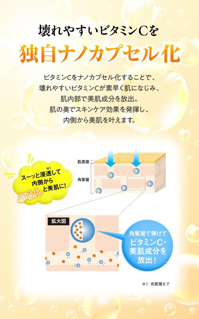 Bubble Essence VC200 Vitamin C Serum Vitamin C highly deeply and clear Skin care for women and Made in sai-sai (Foam / 45ml) derivative, concentrated,