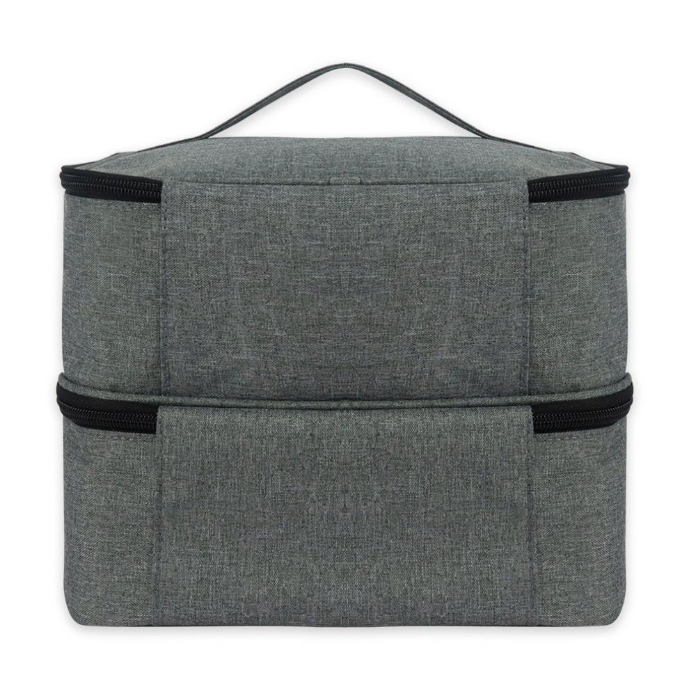 Double-Layer Portable Nail Polish & Makeup Storage Bag