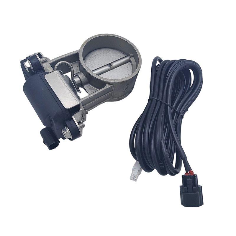 Auto-Auspuffrohr Elektronisches Ventil-Kit Universelles 76MM Knopf-Controller-Kit Controller-Schalter