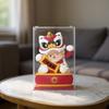 Solar Lucky Lion Figurine Chinese Cultural Home & Car Decor for Housewarming and Festivals