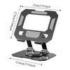 Hollow Design DesktopTablet Stand Adjustable 360 Degree Rotation Cell Phone Stand  Mobile Phone