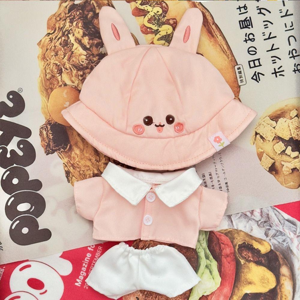 Yarmulke 20cm Doll Clothes Duck/Rabbit Plush Toys Clothing Cotton Doll Outfit  Collection