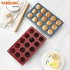 Silicone Round Cake Mold, 24-Cavity Food-Grade Baking Tray & 15-Cavity Small Cake Pan