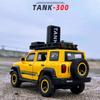 Nuovo 1:24 Carro SUV Tank 300 Modello di Auto in Lega Die-cast Metallo Giocattolo Auto Fuoristrada Modello di Auto Suono e Luce Pull Back Può Aprire la Porta Regalo Bambino