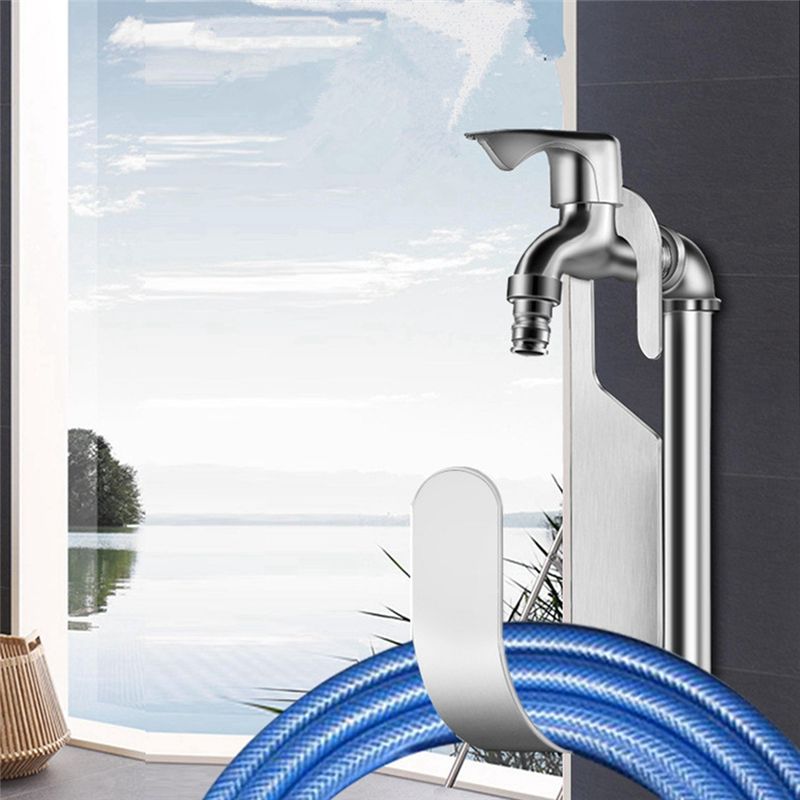 A60zstainless Steel Round Hooks For Car Wash Hose Storage - Wall-Mounted Garden Tool Holdermay