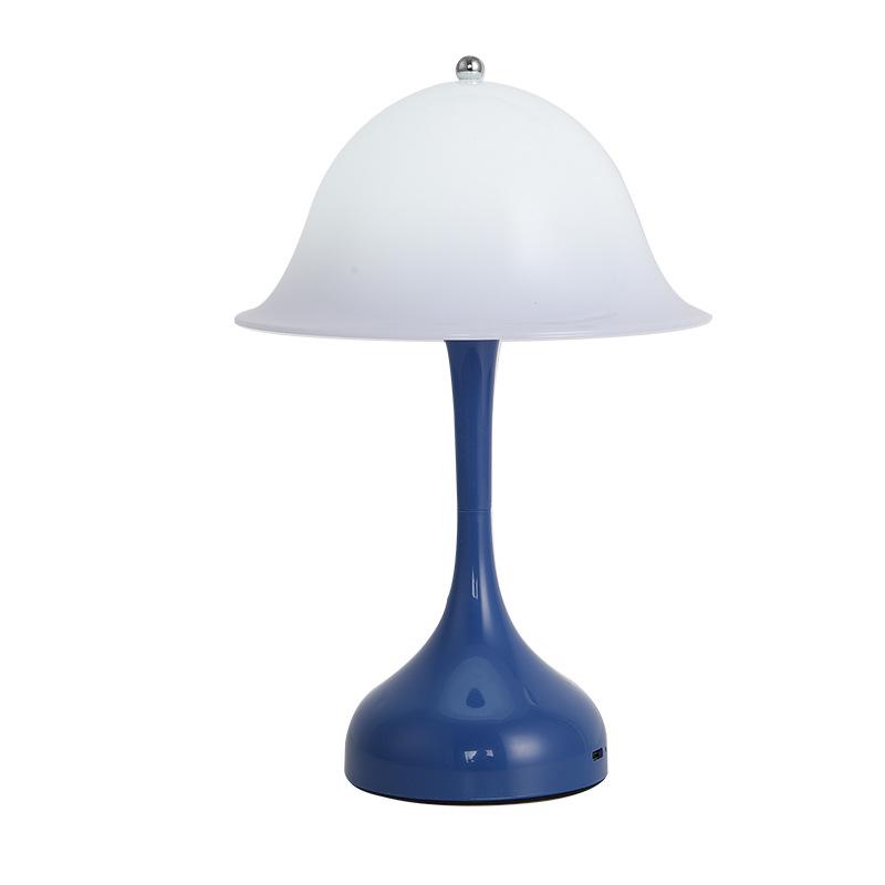 

Rechargeable Mushroom Touch Lamp - Modern Cream Style for Bedroom, Hotel, or Restaurant Decor. 1.3W