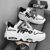 Shoes men's spring new trendy versatile breathable little white shoes platform sports casual running shoes men's