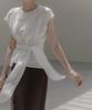 Memua Sherry Strap Blouse (Ivory)
