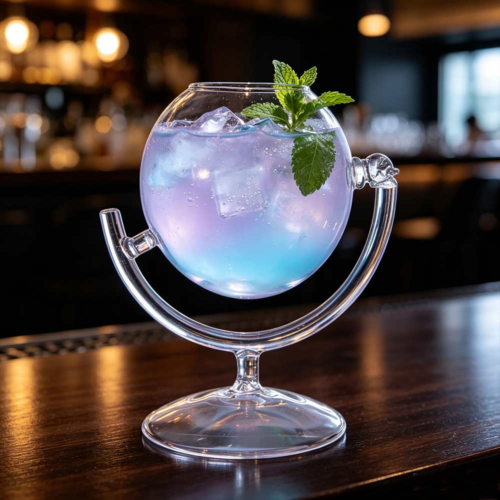 Transparent Wine Cup Creative Cold Drink Cup Drinkware Straw Cup  Juice