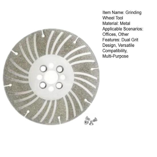 Diamond Grinding Wheel Tool for 4-1/2" Angle Grinders High-Strength Alloy Steel 40/80 Grit Rebar Cutting Diamond Wheel