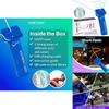 Colorful Led Zipstring Toy Plastic Handheld Adjustable Speed Looplasso Rope Launcher