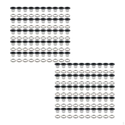 100 Count Eyelet Grommet Tool Set Round Design for Scrapbooking And Clothing