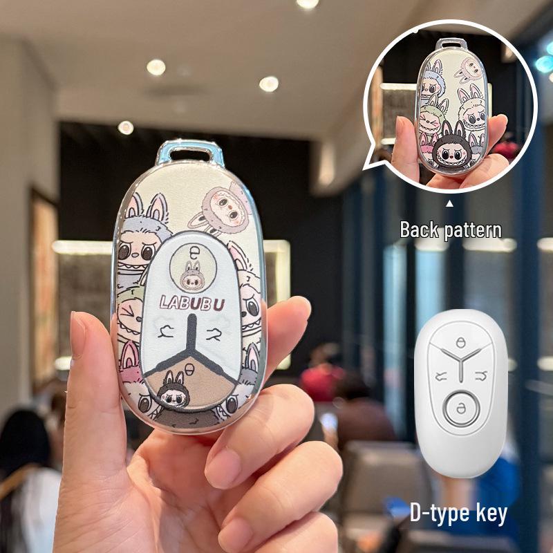 Available Car Key Cover Shell for Geely Xingyue L, Xingrui, Emgrand, Galaxy A7, Bin Yue, and Galaxy E5.