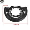 Front Side Brake Dust Shield For Ford F-250 F-350 F-450 F-550 Super Duty 1999-04