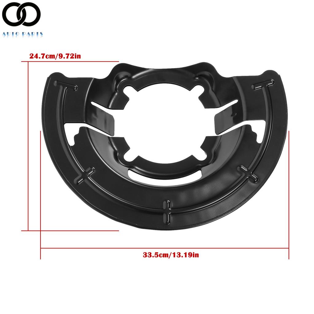 Front Side Brake Dust Shield For Ford F-250 F-350 F-450 F-550 Super Duty 1999-04