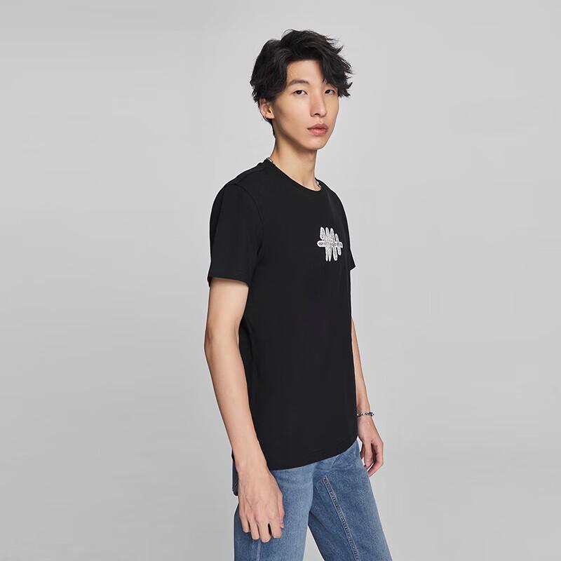 Lee Men's Letter Print Short Sleeve T-Shirt